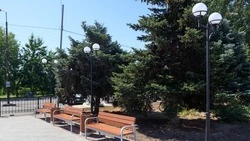 Центральный парк реконструировали в селе Иргаклы