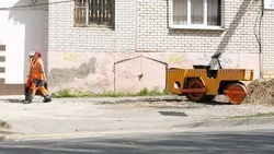 Участок дороги отремонтировали в селе Степновского округа