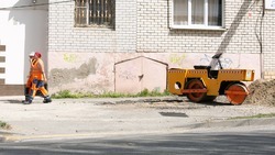 Участок дороги отремонтировали в селе Степновского округа